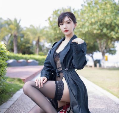XiuRen 秀人 Vol.8844 陆萱萱:黑发轻舞,角色交织的吊袜带腰带故事