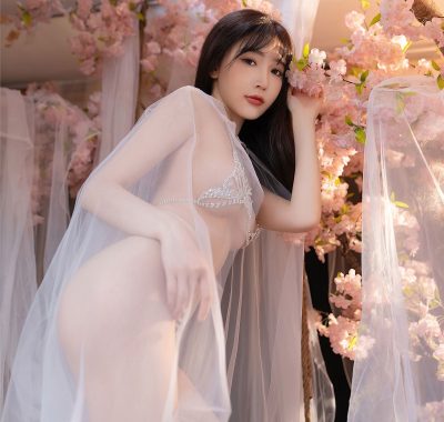 XiuRen 秀人 Vol.8807 陆萱萱·月光下，黑发长辫与蕾丝轻舞