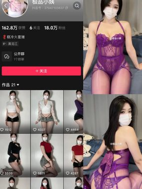 抖音 极品小姨 微密圈 NO.007期 【14P3V】最新至：2025.2.26