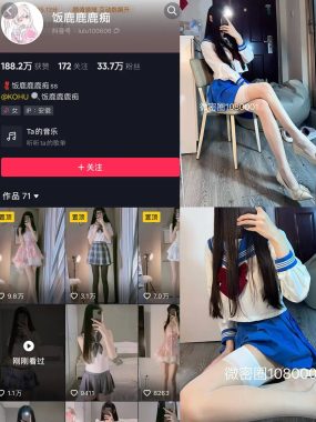 抖音 饭鹿鹿痴 微密圈 NO.023期 【17P2V】最新至：2025.2.16